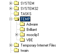 Fichiers temporaires de Windows